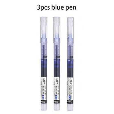 Στυλό με ρολό 0,5 mm που στεγνώνει γρήγορα μελάνι γραφής μεγάλης χωρητικότητας Straight Liquid Rollerball Gel στυλό για σχολικά είδη γραφείου