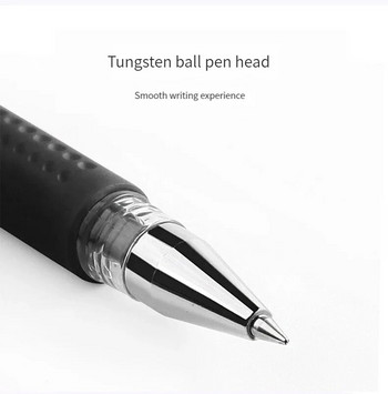 Комплект гел химикалки Ученически пособия Черно синьо червено мастило Цвят 0,5 mm Химикалка Kawaii Pen Инструмент за писане Училищни канцеларски материали
