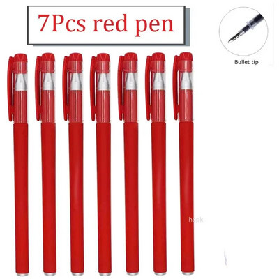 Set gel olovki Školski pribor Crna Plava Crvena Tinta Boja 0,5 mm Kemijska olovka Kawaii Pen Alat za pisanje Školski uredski pribor