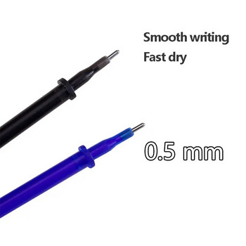 Erasable Gel στυλό Σετ στυλό Ballpoint Ράβδος 0,5mm Refills Muti-Colors ink Πλενόμενη λαβή Γραφική ύλη Σχολική προμήθειες γραφής γραφείου