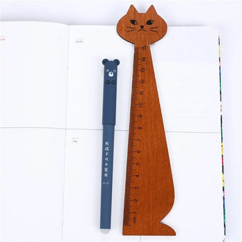 4 τεμ./Σετ Kawaii Pig Bear Cat Mouse Erasable Gel Pen School Προμήθειες Γραφείου Χαρτικά Δώρο 0,35mm μπλε μαύρο μελάνι