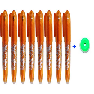 8 τεμάχια/Σετ 8 Χρώμα Σβήσιμο Τζελ Στυλό 0,5 χιλ. Στυλό Kawaii Στυλό Γράψιμο μαθητή που πλένεται ράβδος σχεδίασης Εργαλεία σχεδίου γραφείου Σχολική γραφική ύλη