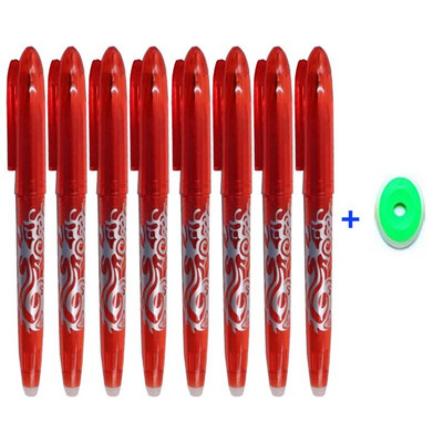 8 τεμάχια/Σετ 8 Χρώμα Σβήσιμο Τζελ Στυλό 0,5 χιλ. Στυλό Kawaii Στυλό Γράψιμο μαθητή που πλένεται ράβδος σχεδίασης Εργαλεία σχεδίου γραφείου Σχολική γραφική ύλη