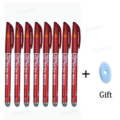 8 τεμάχια/Σετ 8 Χρώμα Σβήσιμο Τζελ Στυλό 0,5 χιλ. Στυλό Kawaii Στυλό Γράψιμο μαθητή που πλένεται ράβδος σχεδίασης Εργαλεία σχεδίου γραφείου Σχολική γραφική ύλη
