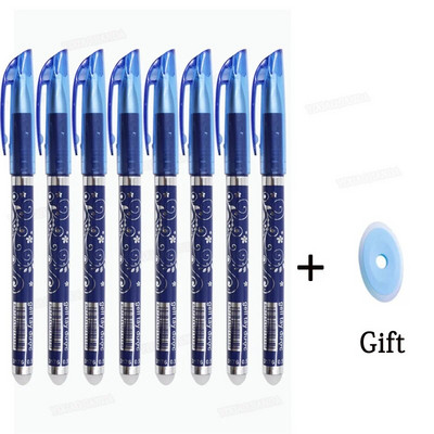 8 τεμάχια/Σετ 8 Χρώμα Σβήσιμο Τζελ Στυλό 0,5 χιλ. Στυλό Kawaii Στυλό Γράψιμο μαθητή που πλένεται ράβδος σχεδίασης Εργαλεία σχεδίου γραφείου Σχολική γραφική ύλη