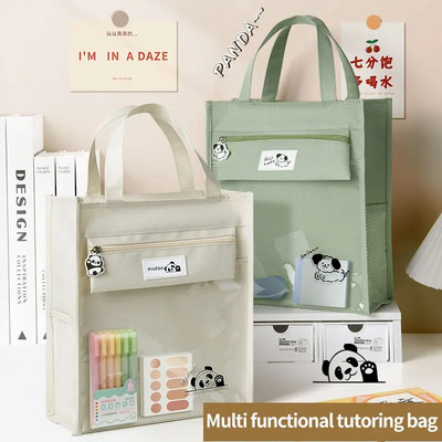 Σχολικά είδη μαθητική τσάντα tote παιδική τσάντα τέχνης τσάντα εγγράφου καμβά τσάντα φροντιστηρίου σχολικές τσάντες τσάντες φροντιστηρίου