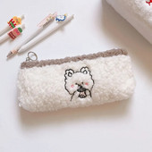 Koreja Kancelejas preces Plīša zīmuļu futrālis Kvalitatīvi skolas piederumi Skolas Penāļi Jauki zīmuļu kastīte Pencils Pencil Bag