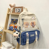 Modni vodootporni ženski ruksak za tinejdžerice Kawaii BookBag ruksak za prijenosno računalo Slatka studentska školska torba Mochila ženska