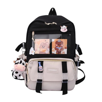 Modni vodootporni ženski ruksak za tinejdžerice Kawaii BookBag ruksak za prijenosno računalo Slatka studentska školska torba Mochila ženska