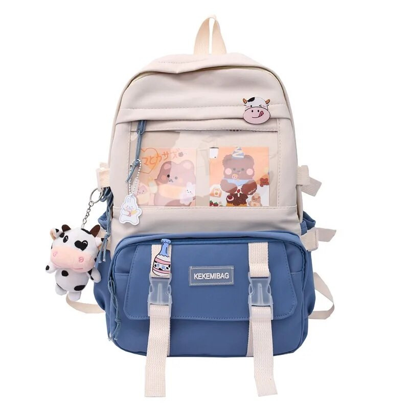 Modni vodootporni ženski ruksak za tinejdžerice Kawaii BookBag ruksak za prijenosno računalo Slatka studentska školska torba Mochila ženska