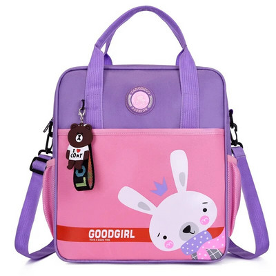 Skolēna soma Sākumskolas rokassomiņa Multfilmas viena pleca soma Grima skolas soma Zēni un meitenes nes skolas somu