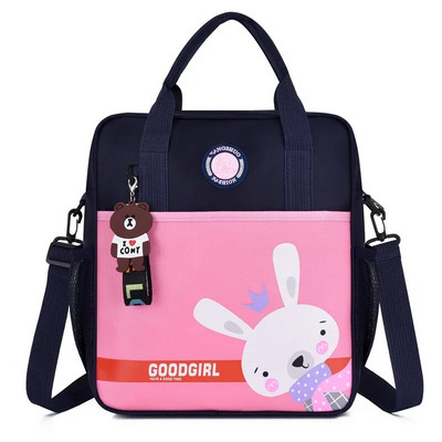 Skolēna soma Sākumskolas rokassomiņa Multfilmas viena pleca soma Grima skolas soma Zēni un meitenes nes skolas somu