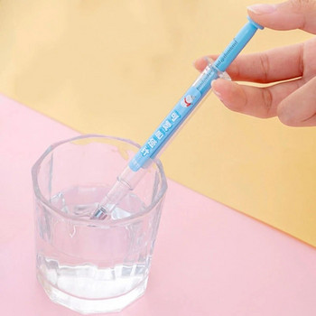6 τεμ Εμβολίου σχήματος Gel στυλό Needle Syringe Gel Pen Signature Pens 0,5mm Black Ink στυλό ουδέτερο στυλό Stationary