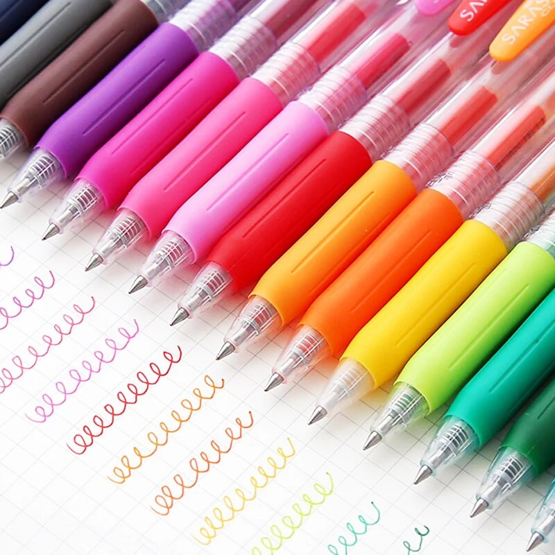 1 tk Zebra SARASA JJ15 Juice mitmevärviline geelpliiats õpilaste joonistamise kirjutustarbed 0,5 mm 20 värvi