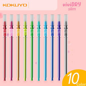 Japāna KOKUYO VIVIDRY Slim 0,4 mm gēla pildspalva biroja skolas studentu rakstīšanai Gel-lnk kancelejas piederumi 1 gab.