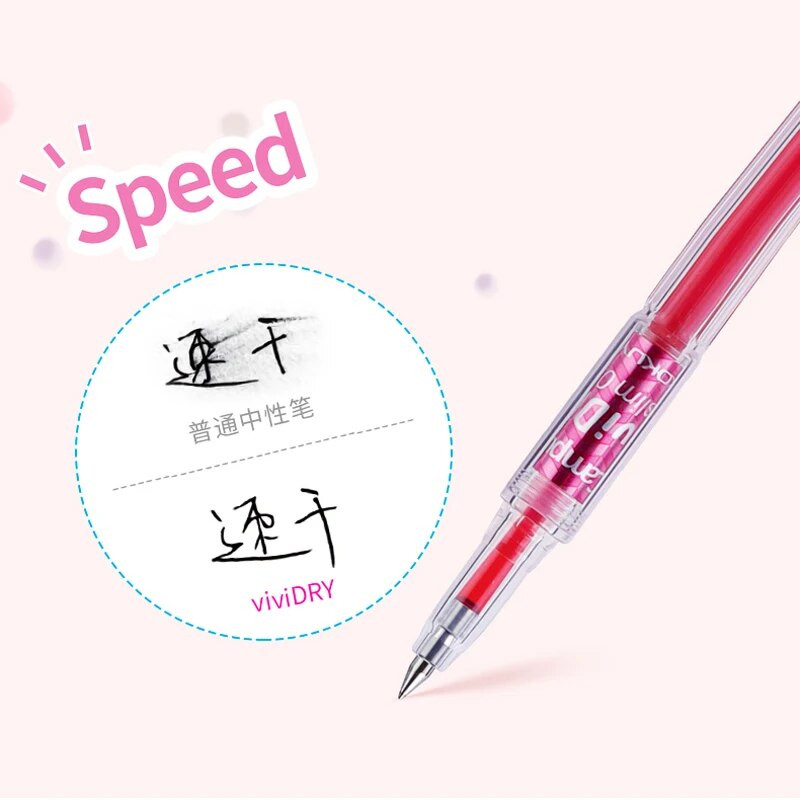 Japāna KOKUYO VIVIDRY Slim 0,4 mm gēla pildspalva biroja skolas studentu rakstīšanai Gel-lnk kancelejas piederumi 1 gab.