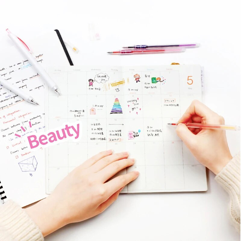 Japāna KOKUYO VIVIDRY Slim 0,4 mm gēla pildspalva biroja skolas studentu rakstīšanai Gel-lnk kancelejas piederumi 1 gab.