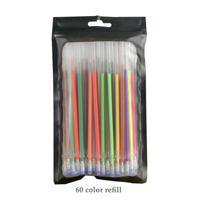 Színek Csillogó Vázlat Rajz Színes tolljelzők Gél toll készlet Utántöltő Rúd Rollerball Pasztell Neon Marker Irodai iskolai írószerek