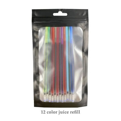 Színek Csillogó Vázlat Rajz Színes tolljelzők Gél toll készlet Utántöltő Rúd Rollerball Pasztell Neon Marker Irodai iskolai írószerek