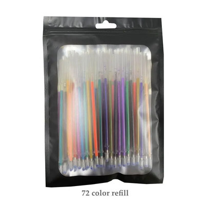 Színek Csillogó Vázlat Rajz Színes tolljelzők Gél toll készlet Utántöltő Rúd Rollerball Pasztell Neon Marker Irodai iskolai írószerek