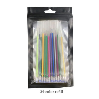 Színek Csillogó Vázlat Rajz Színes tolljelzők Gél toll készlet Utántöltő Rúd Rollerball Pasztell Neon Marker Irodai iskolai írószerek