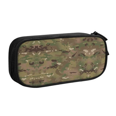 Militāra kamuflāžas raksta skolas zīmuļu maciņi zēniem meitenēm liela ietilpība armijas taktiskā kamo zīmuļu maciņa studentiem kancelejas preces