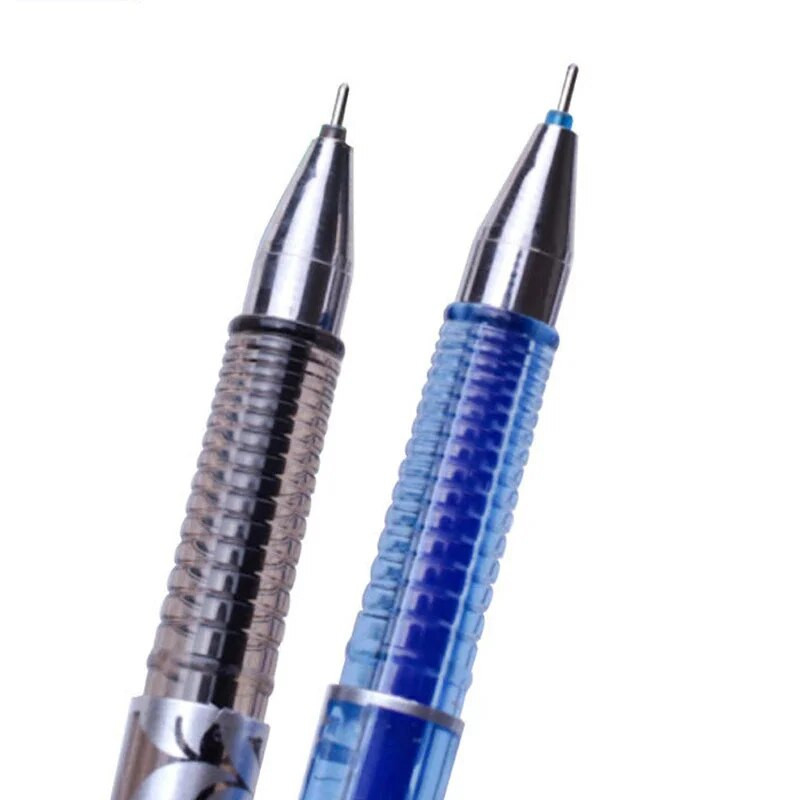 100 vnt. nutrinami rašikliai, gelio rašikliai 0,5 mm mėlynos/juodos spalvos rašalo papildymo rinkinys mokyklinėms reikmenims Studentų rašymo egzaminų raštinės reikmenys