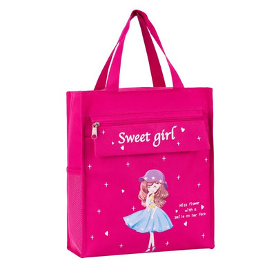 Τσάντα αποθήκευσης παιδικών βιβλίων δημοτικού κινουμένων σχεδίων φορητή τσάντα βιβλίου παιδική υφασμάτινη τσάντα φροντιστηρίου σχολικές τσάντες για κορίτσια