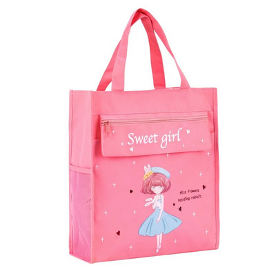 Τσάντα αποθήκευσης παιδικών βιβλίων δημοτικού κινουμένων σχεδίων φορητή τσάντα βιβλίου παιδική υφασμάτινη τσάντα φροντιστηρίου σχολικές τσάντες για κορίτσια
