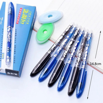 Haile 10-30pcs Cute Erasable Gel στυλό στυλό Ράβδος 0,5mm Ανταλλακτικά Μπλε/Μαύρο μελάνι που πλένεται Σχολικά είδη γραφής