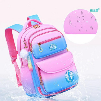 Χαριτωμένα κορίτσια σχολικές τσάντες Παιδική τσάντα πλάτης δημοτικού σχολείου Τσάντα Παιδική τσάντα βιβλίου Princess Schoolbag Mochila Infantil 2 Szies