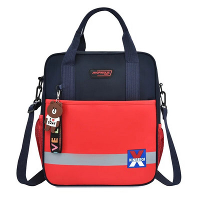 Speciális csomagtartó táska a fiúknak és lányoknak egy vállú futártáska Többcélú táska Kézzel hordozható könyves táska