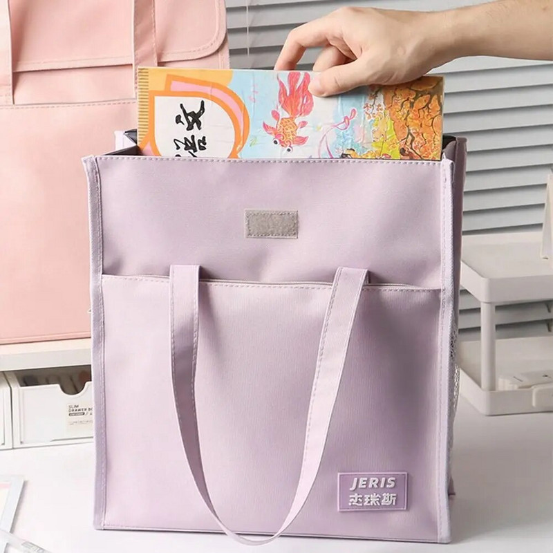 A4 failikaustad Õpilaste õpetuskotid Failikorraldaja Hoiukott A4 dokumendikott Oxfordi riidest kandekott vaba aja käekottide kool