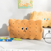 Noutate amuzantă, cutie de creion pentru biscuiți, cutie de creion, de pluș de mare capacitate, rechizite școlare drăguțe pentru elevi de desene animate