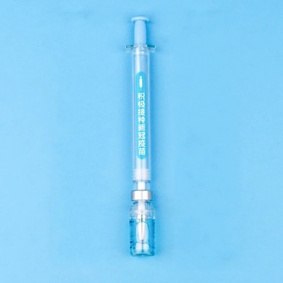 2Pieces Novelty Syringe Peculiar Shape Cute Stationery 0,5 mm School Supplies Office Gel στυλό