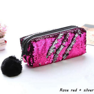 Αναστρέψιμη παγιέτα μολυβοθήκη για κορίτσια σχολικά είδη Super Big σχολική μολυβοθήκη Χαρτικά δώρου Μολυβοθήκη Μολυβοθήκη