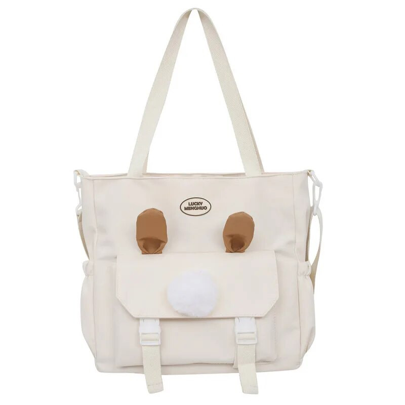 Jaapani õlakott, crossbody kott, suure mahutavusega kandekott, raamatukott, uus stiil üliõpilastele klassis raamatute pakkimiseks.