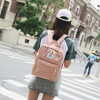 Раница Дамска модна младежка чанта през рамо в корейски стил Раница за лаптоп Ученически раници за тийнейджъри Момичета Момчета Пътна чанта за книги