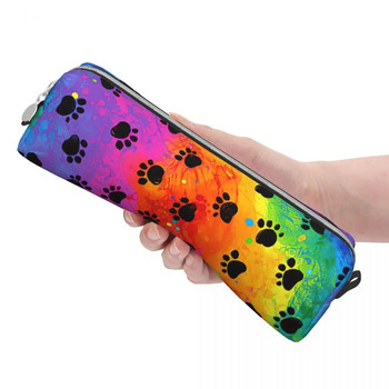Rainbow Paw Pencil Case Classic Dog Cat Pencil Box Bag Girl Boy Big Capacity Students School Gifts Pencicases