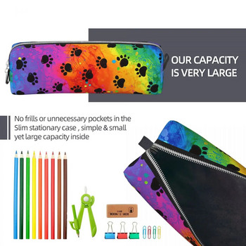 Rainbow Paw Pencil Case Classic Dog Cat Pencil Box Bag Girl Boy Big Capacity Students School Gifts Pencicases