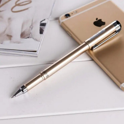 1 gabalas Lytwtw gelinis rašiklis, skirtas mokykloms, rožinio aukso spalvos mielos raštinės reikmenys, mielas, gražus rašiklis