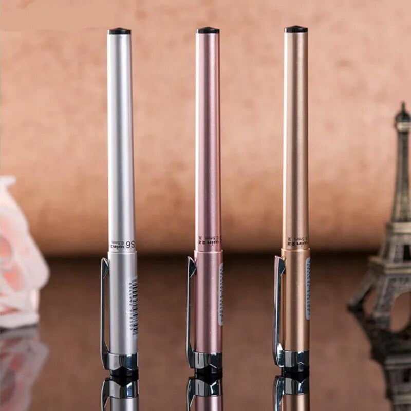 1 gabalas Lytwtw gelinis rašiklis, skirtas mokykloms, rožinio aukso spalvos mielos raštinės reikmenys, mielas, gražus rašiklis