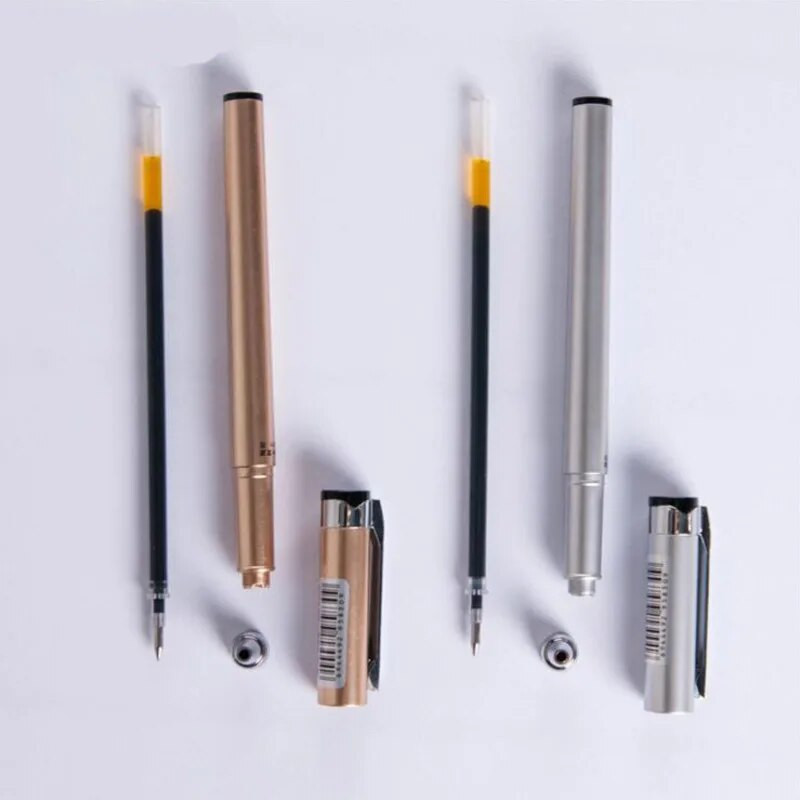 1 gabalas Lytwtw gelinis rašiklis, skirtas mokykloms, rožinio aukso spalvos mielos raštinės reikmenys, mielas, gražus rašiklis