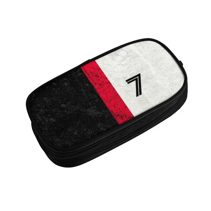 Kawaii CR7 futbolo pieštukų dėklai mergaitėms berniukams Didelė talpa Ronaldo futbolo pieštukų maišelis Mokykliniai priedai