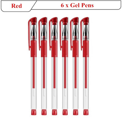 Στυλό τζελ με ανταλλακτικά Σετ Μύτη βελόνας 0,5 χιλιοστών Μαύρο Μπλε Κόκκινο Ανταλλακτικά Φοιτητές Σχολικό Γραφείο Χαρτικά Χονδρική