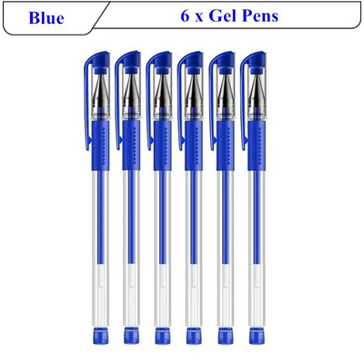 Στυλό τζελ με ανταλλακτικά Σετ Μύτη βελόνας 0,5 χιλιοστών Μαύρο Μπλε Κόκκινο Ανταλλακτικά Φοιτητές Σχολικό Γραφείο Χαρτικά Χονδρική