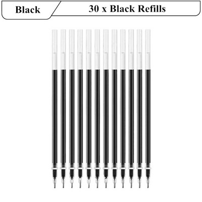 Στυλό τζελ με ανταλλακτικά Σετ Μύτη βελόνας 0,5 χιλιοστών Μαύρο Μπλε Κόκκινο Ανταλλακτικά Φοιτητές Σχολικό Γραφείο Χαρτικά Χονδρική