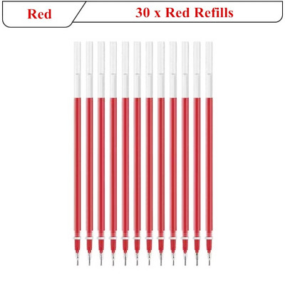 Στυλό τζελ με ανταλλακτικά Σετ Μύτη βελόνας 0,5 χιλιοστών Μαύρο Μπλε Κόκκινο Ανταλλακτικά Φοιτητές Σχολικό Γραφείο Χαρτικά Χονδρική