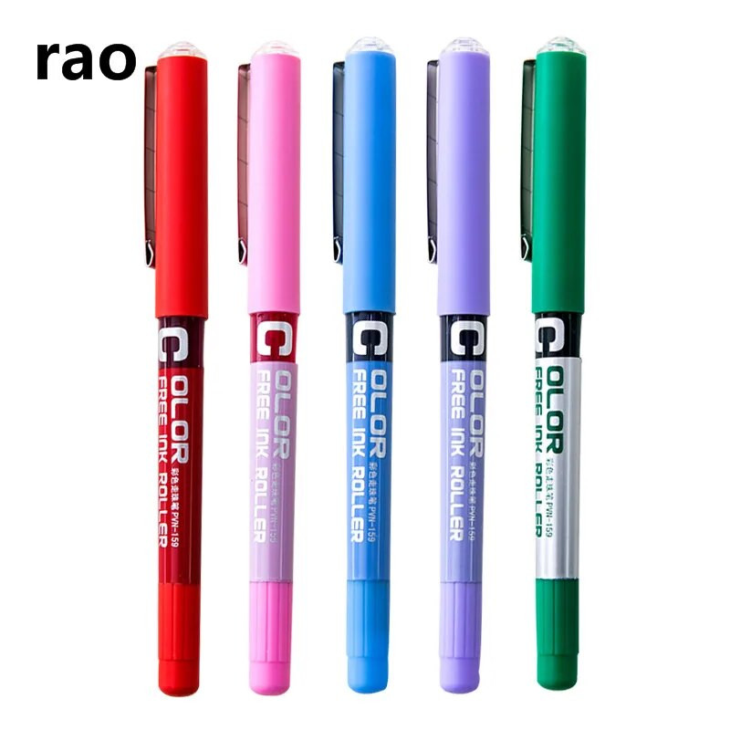 Υψηλής ποιότητας στυλό gel μελάνης μεγάλης χωρητικότητας 7 χρωμάτων Student School Γραφείο Γραφείο Fine Roller Ball Pen New