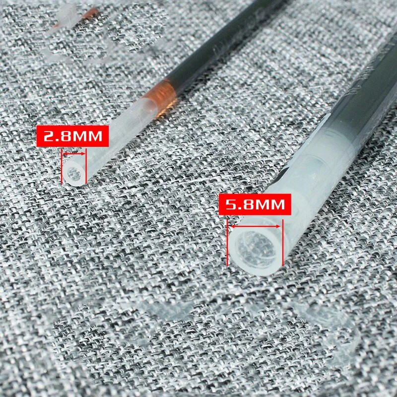 6 gab/komplekts 0,38mm liela ietilpība tintes dimanta uzgalis gēla pildspalva melna/zila/sarkana uzpildīšanas eksāmena parakstīšana rakstīšana skolas biroja piederumi